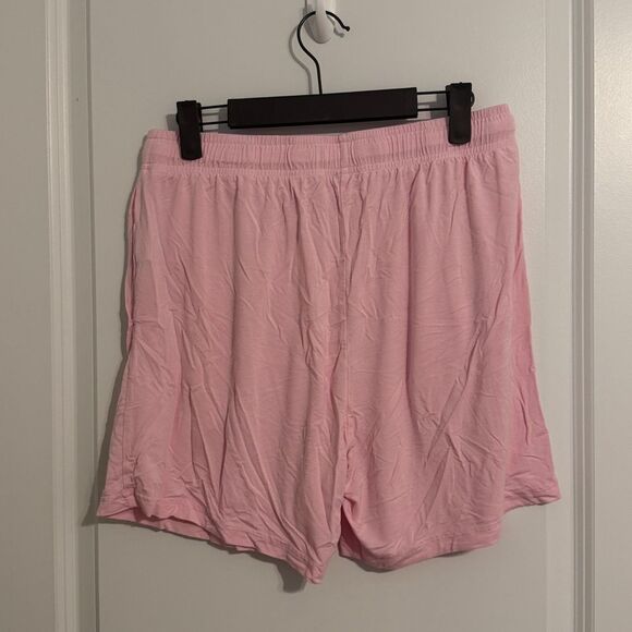 Women's Pink Athletic Shorts - Picture 2 of 2